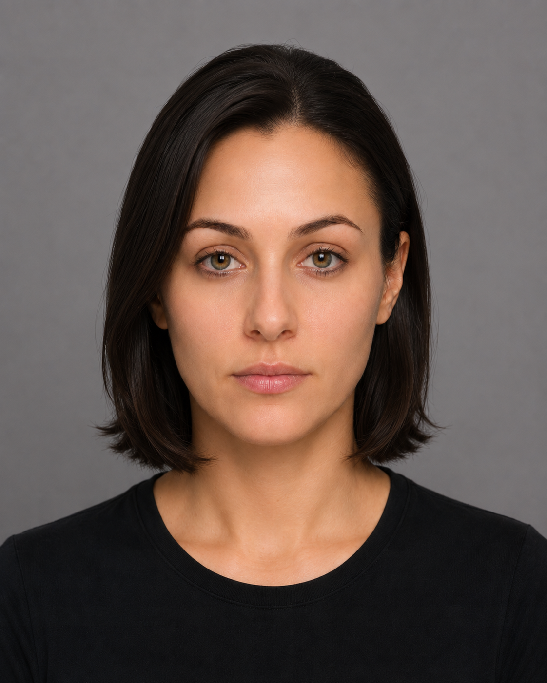 After — styled hair, optimized framing